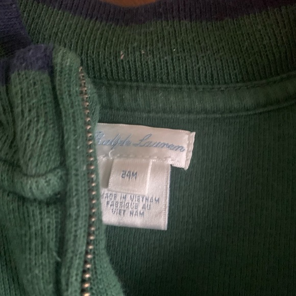 Bundle of 2 Polo Ralph Lauren 3/4 zip pullovers - Picture 5 of 6